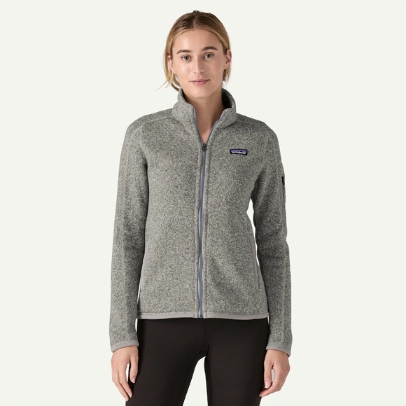 Women's Better Sweater Fleece Jacket Grey - Picture 1 of 6